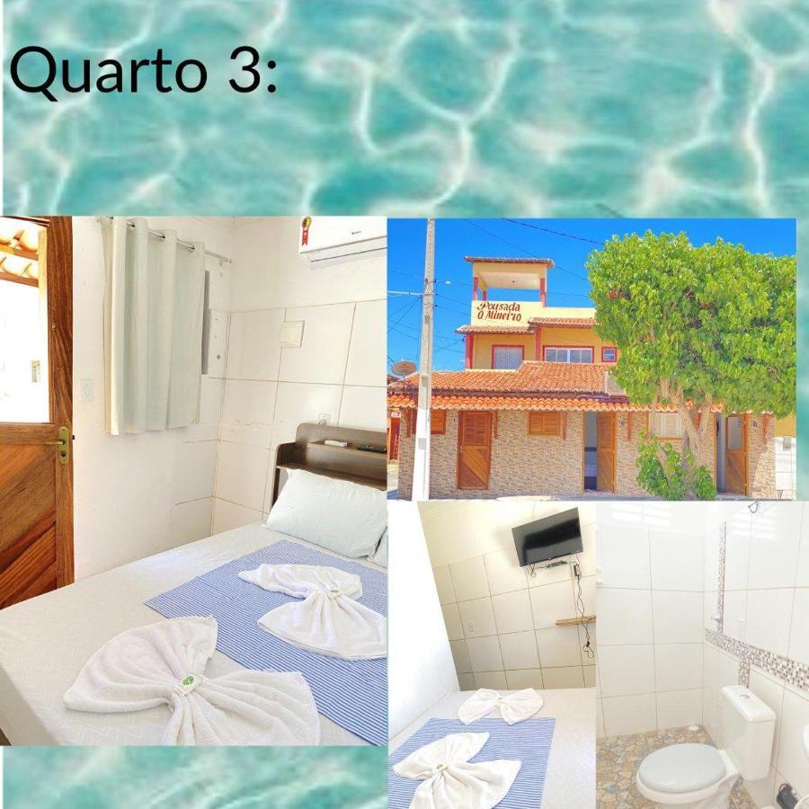 Hotel Pousada O Mineiro - Frente Para O Rio Galinhos Zewnętrze zdjęcie